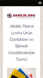 Mobile Screenshot of akrilik.org